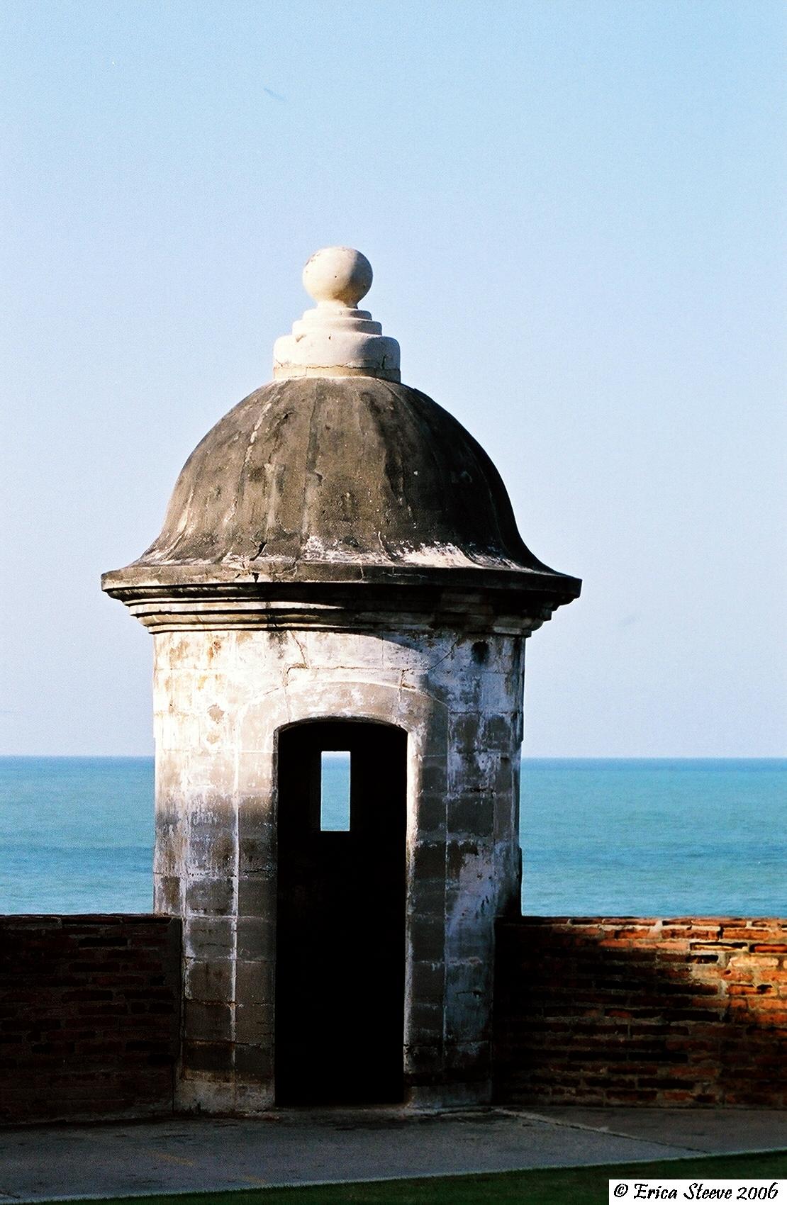 Sentry box outside of San Cristobal fort