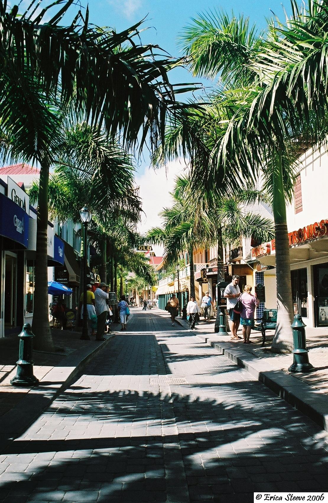 St Maarten's shopping district