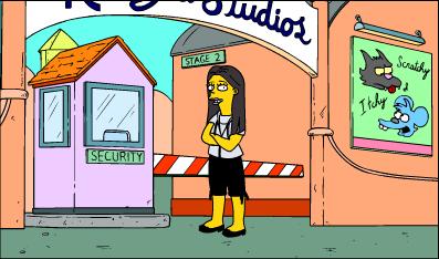 Me, Simpsonized.  (At Studio)