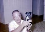 1967, 01, 16:  Dad and dog