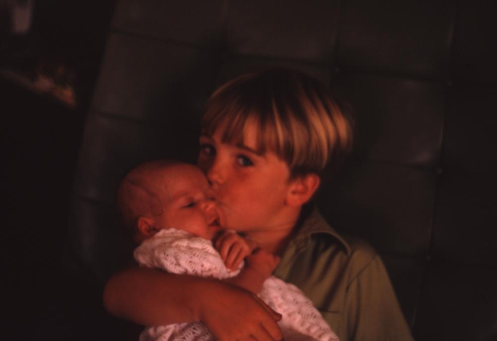1971: Boy and baby
