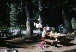 1960, 08: Mom camping