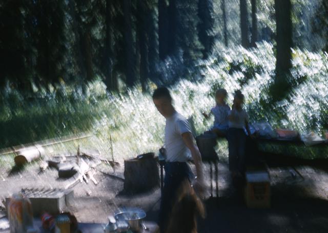 1960, 08: Wes camping