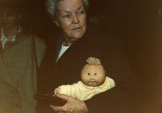 Grandma with Cabbage Patch Doll